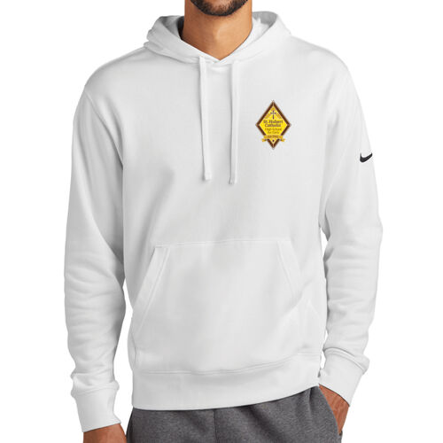 StHubert - Club Fleece Sleeve Swoosh Pullover Hoodie Thumbnail